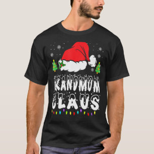 Camiseta Vovó Claus Família Correspondendo Vovó Claus Paj