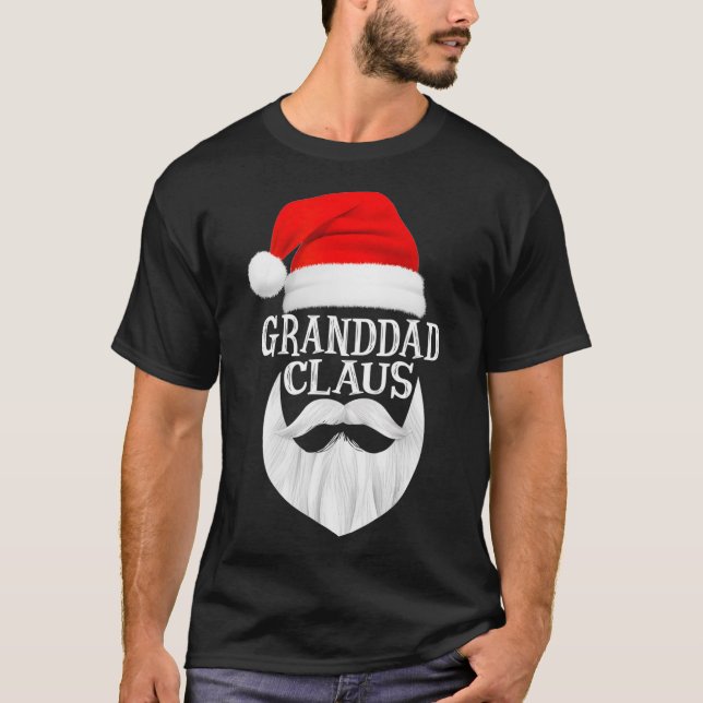 Camiseta Vovô Claus Família de Papais noeis Correspondendo  (Frente)