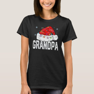 Camiseta Vovô Claus Família Funny Xmas Correspondente Vovô