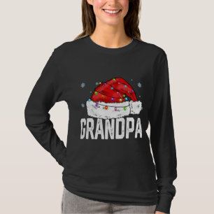 Camiseta Vovô Claus Família Funny Xmas Correspondente Vovô