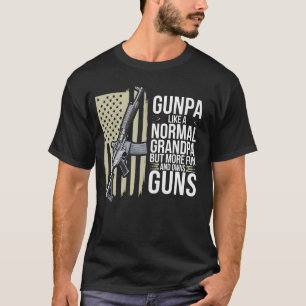 Camiseta Vovô Como Um Avô Normal Mas Divertido Bandeira Ame