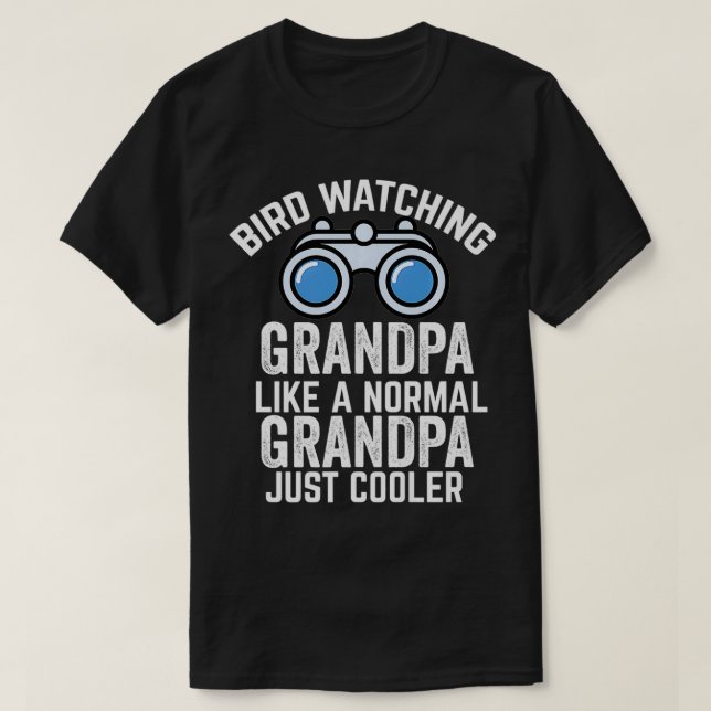 Camiseta Vovô como um vovô normal só mais legal Bird Wa (Frente do Design)