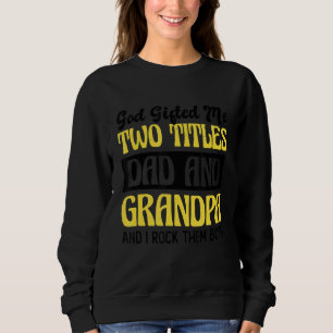 Camiseta Vovô Cristão Deus Me Deu Dois Títulos Pai E Gra