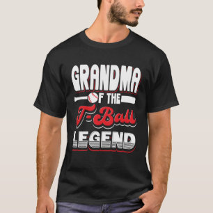 Camiseta Vovó Da Avó De Tball De Lenda Da Bola