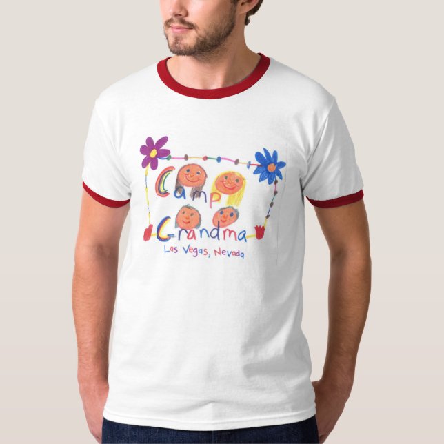 Camiseta Vovô da avó do acampamento (Frente)