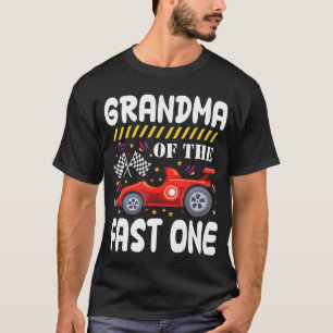 Camiseta Vovó da família Fast One Birthday 1 Race de ruas