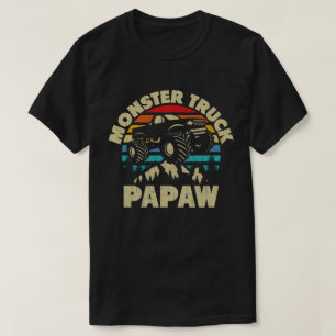 Camiseta Vovô da família Monster Truck Papaw
