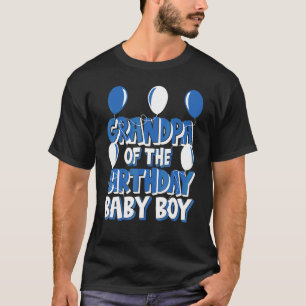 Camiseta Vovô Da Festa 1 Do Aniversário Do Bebê Toddler