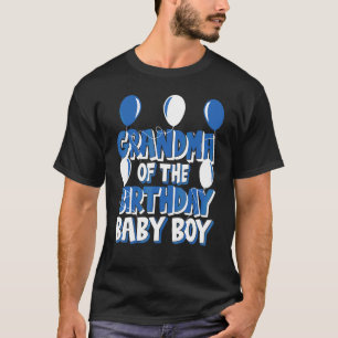 Camiseta Vovó Da Festa De Bebê Toddler De Aniversário