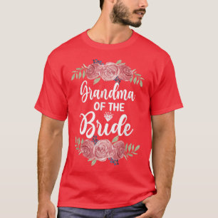 Camiseta Vovó Da Festa de casamento Da Chá de panela