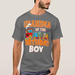 Camiseta Vovó Da Festa De Passado Do Aniversário Do Comboio