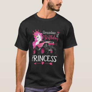 Camiseta Vovó Da Festa Do Aniversário Princesa Meninas
