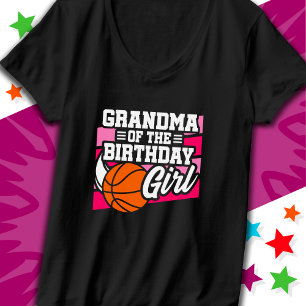 Camiseta Vovó da Garota de Aniversário do Partido de Basque