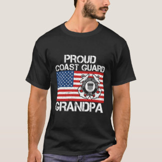 Camiseta Vovô da Guarda costeira orgulhosa