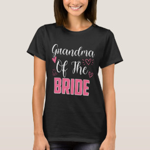 Camiseta Vovó Da Mulher Festa de casamento Da Família Para