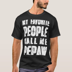 Camiseta Vovô dá presentes para Pai Meus Pessoas favoritos 