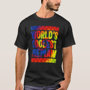 Camiseta Vovó da Vovó Mais Legal do Mundo Gravata Dye Mimi