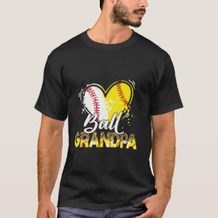Camiseta Vovô de Ambos Beisebol Softball Coincide com F