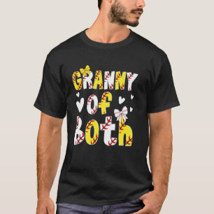 Camiseta Vovó de Ambos Orgulhosa Softbol Beisebol Vovó Vovó