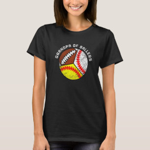 Camiseta Vovô De Baldes De Beisebol
