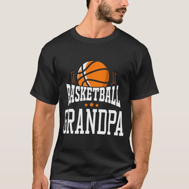 Camiseta Vovô de basquete (Frente)