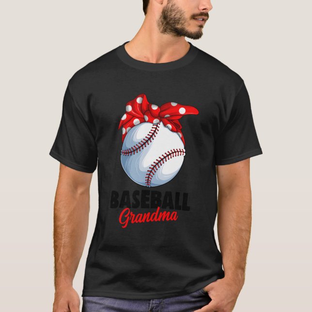 Camiseta Vovó de beisebol (Frente)