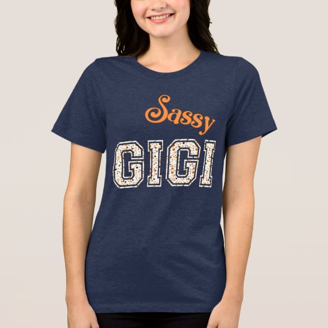 Camiseta Vovó de Bolinhas Sassy Gigi (Frente)