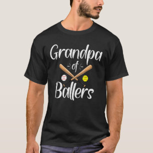 Camiseta Vovô De Dia de os pais De Baller, Vovô De Ballers 