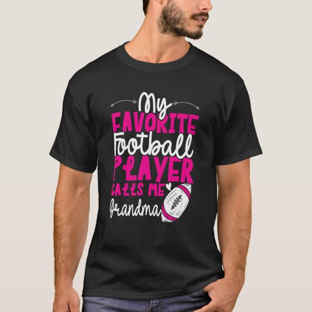 Camiseta Vovó de Futebol do Futebol (Frente)