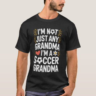 Camiseta Vovó de Futebol Não Sou Apenas Uma Entusiasta Vovó