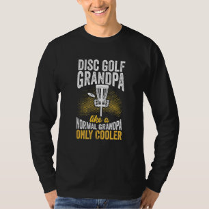 Camiseta Vovô De Golf De Disco Como Um Disco De Frolf Norma