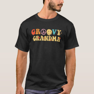 Camiseta Vovó de Groovy Bonito Retrorando Retrô