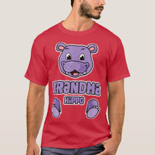 Camiseta Vovó de Hippo bonitinhoAvó engraçada