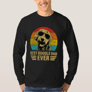 Camiseta Vovô de melhor porta do mundo Vintage Goldendoodle
