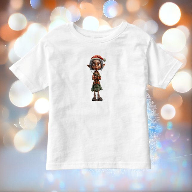 Camiseta Vovó de Natal Elf Toddler Tee (Criador carregado)
