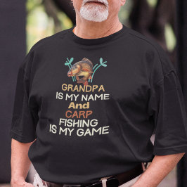 Camiseta Vovô de Pesca Carp