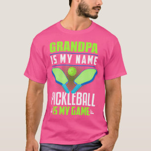 Camiseta Vovô De Pickleball Shirt Avô Engraçado Pickleb