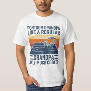 Camiseta Vovô De Pontoon Como Um Avô Normal Só Muito C