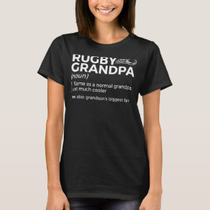 Camiseta Vovô de Rugby Definição Vovô Maior Fã do Vovô