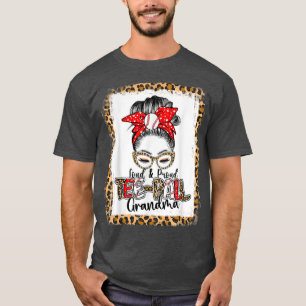Camiseta Vovó de Teeball Loud e Orgulhosa Mama Mensageira M