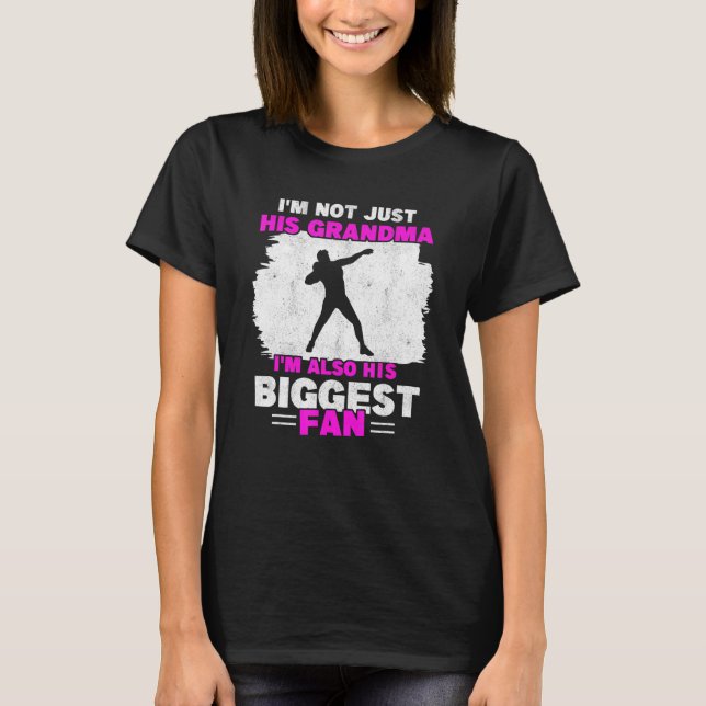 Camiseta Vovó De Tiro De Avó Grande Fã Mulher (Frente)