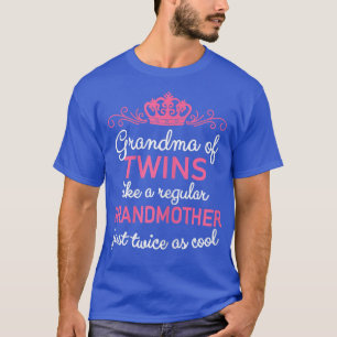 Camiseta Vovó de Twins Avó de Gravidez Anno