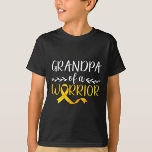 Camiseta Vovô De Um Cancer De Infância Guerreiro Su