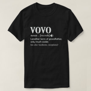 Camiseta Vovo Definição Engraçada Significa Legal Oferta De