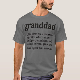 Camiseta Vovô Definição Engraçado Vovô Avô