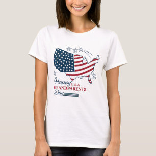 Camiseta Vovô Dia 2025 Vetor dos EUA
