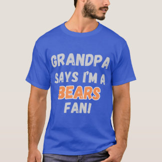 Camiseta Vovô diz que sou uma família de fãs de Bears
