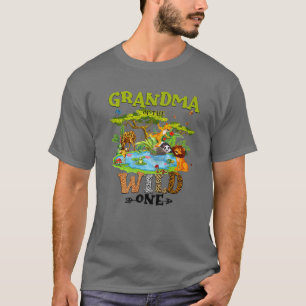 Camiseta Vovó Do Anim Florestal Do Jardim Zoológico Selvage