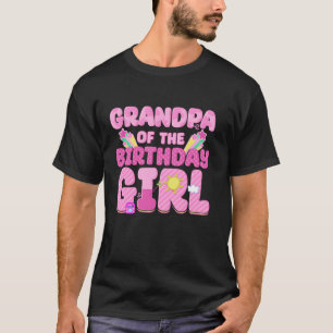 Camiseta Vovô Do Aniversário Da Festa Da Família De Porcos