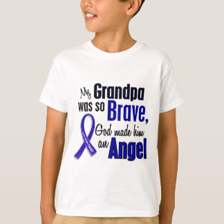 Camiseta Vovô do ANJO 1 do cancro do cólon